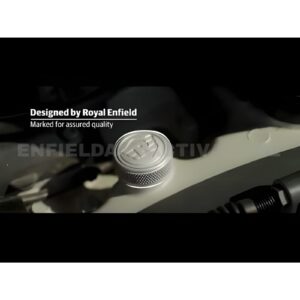 Genuine Royal Enfield Machined Silver Engine Oil Filler Cap for J-Series, Himalayan, Scram & 650 Twins | Part No. 1990236