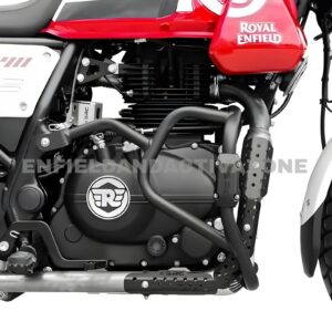 Genuine Royal Enfield Black Adventure Engine Guards for Himalayan 411 & Scram 411 BS6 | Heavy Duty Crash Guard | Part No. 1990262
