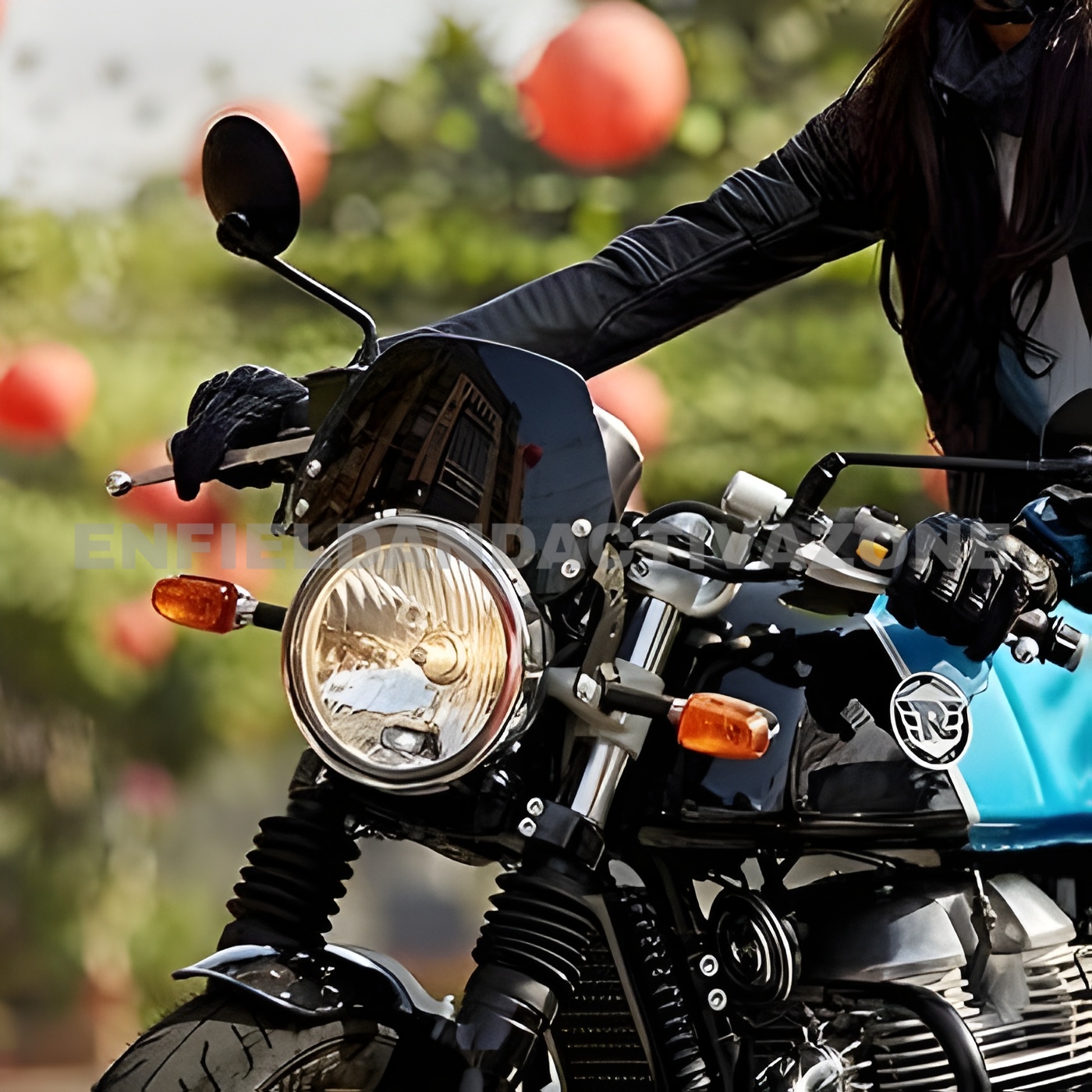 Royal Enfield Interceptor 650 & Continental GT 650 Black Painted Instrument Cowl | Genuine OEM Meter Visor | Part No. 1990468 - Image 2
