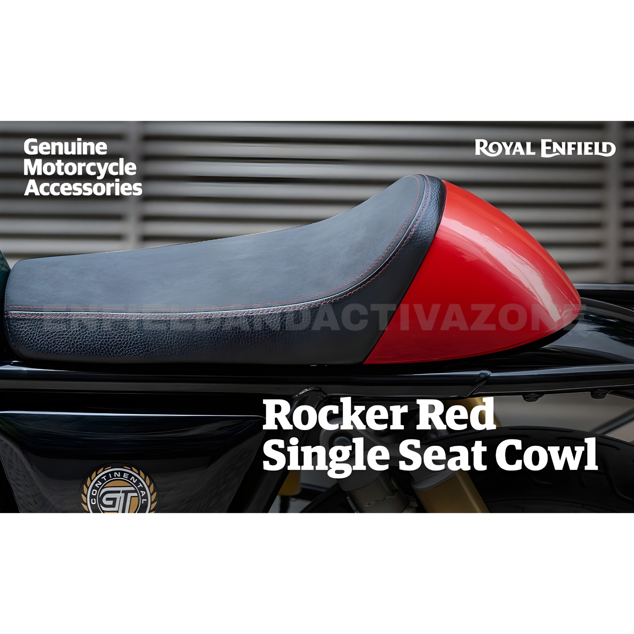 Royal Enfield Interceptor 650 & Continental GT 650 Single Seat Cowl GT Red | Genuine OEM Accessory | Part No. 1990499 - Image 2