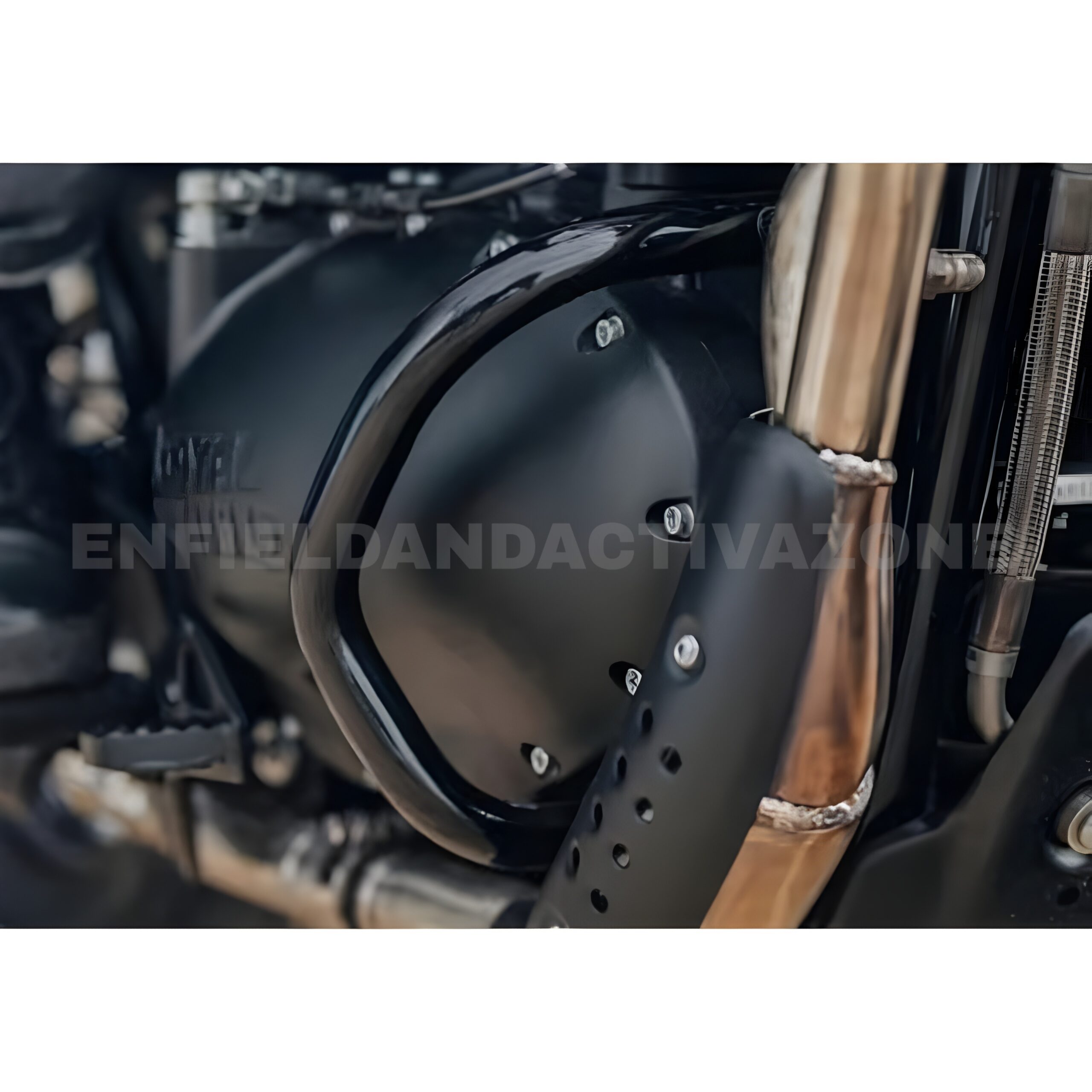 Royal Enfield Interceptor 650, Continental GT 650 & Bear 650 Compact Black Engine Guard V2 | Genuine OEM Crash Guard | Part No. 1990505 - Image 3