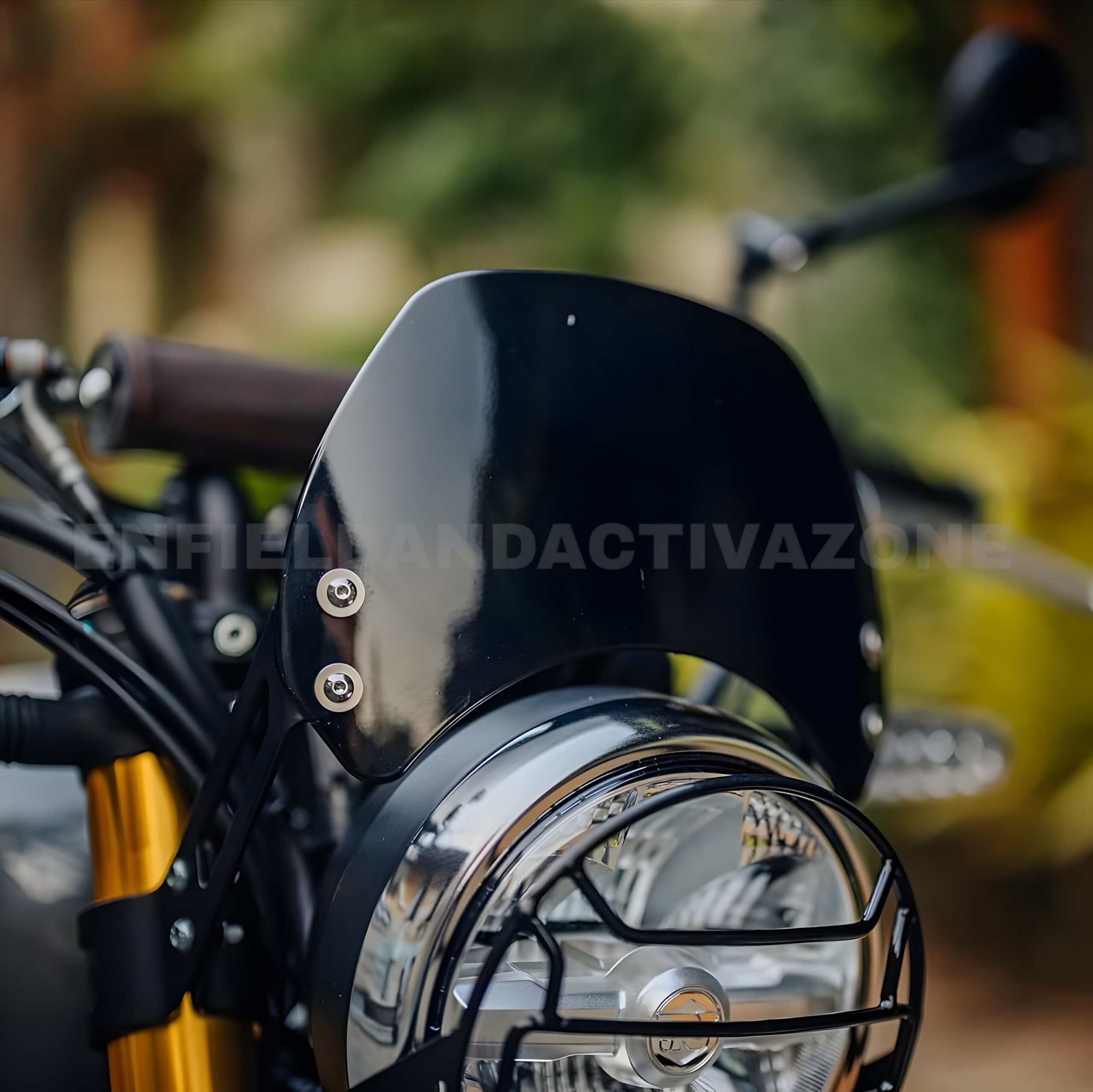 Royal Enfield Bear 650 Black Painted Instrument Cowl | Genuine OEM Meter Visor | Part No. 1990530 - Image 3