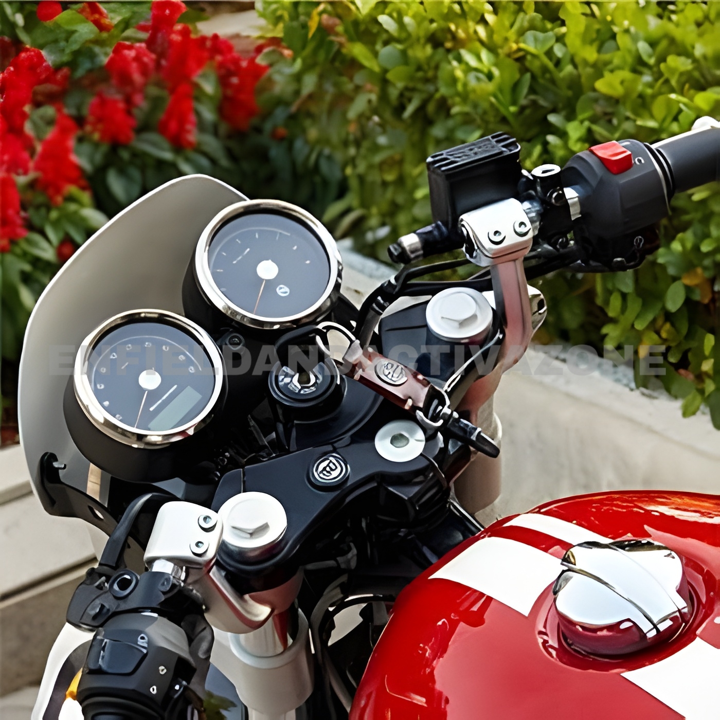 Royal Enfield Interceptor 650 & Continental GT 650 Genuine Front Brake Fluid Reservoir Cap Winged R Black | OEM Master Cylinder Cap | Part No. 1990650 - Image 3