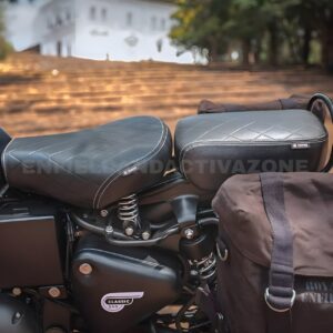 Royal Enfield Classic 350 & Classic 500 UCE Genuine Rider Seat Retail Kit | OEM Front Seat | Part No. 1990605