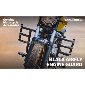 Royal Enfield Classic 350, Bullet 350 & Meteor 350 J-Series Air Fly Engine Guard Black | OEM Engine Protector | KXA00001