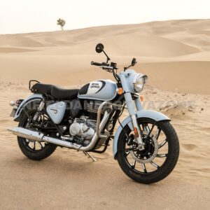 Royal Enfield Classic 350, Bullet 350 & Meteor 350 J-Series Trapezium Engine Guard Silver | KXA00008