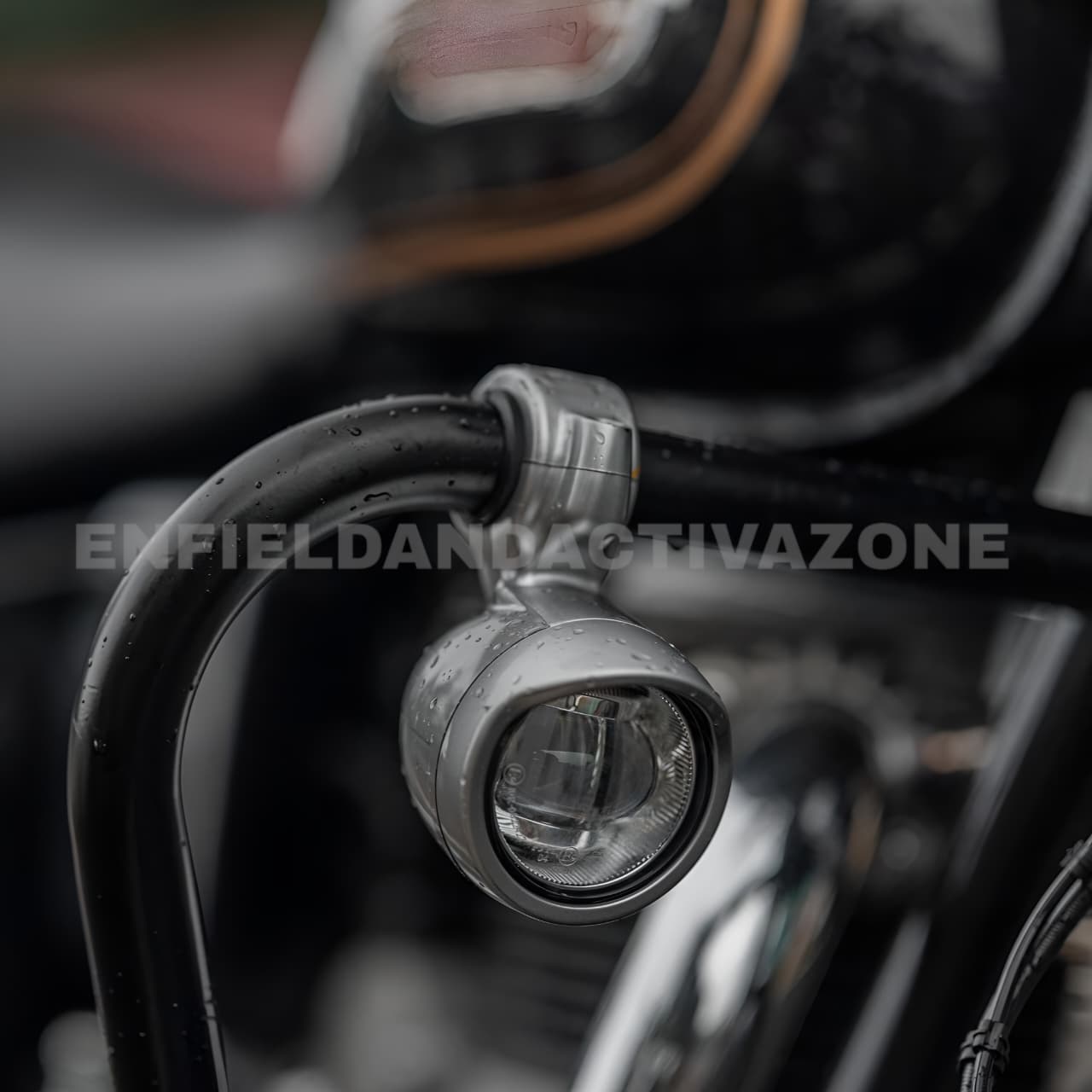 Royal Enfield LED Fog Light Kit Silver | Genuine Auxiliary Fog Lights | KXA00064 - Image 2