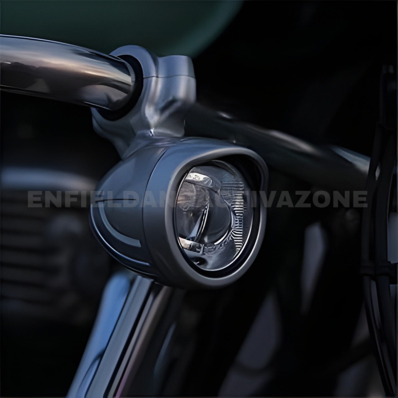 Royal Enfield LED Fog Light Kit Silver | Genuine Auxiliary Fog Lights | KXA00064 - Image 4
