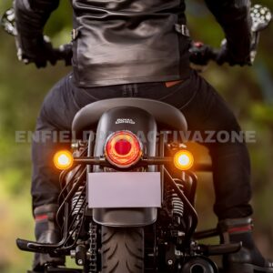 Royal Enfield LED Indicator Kit Black | Genuine LED Turn Signal Set | KXA00079