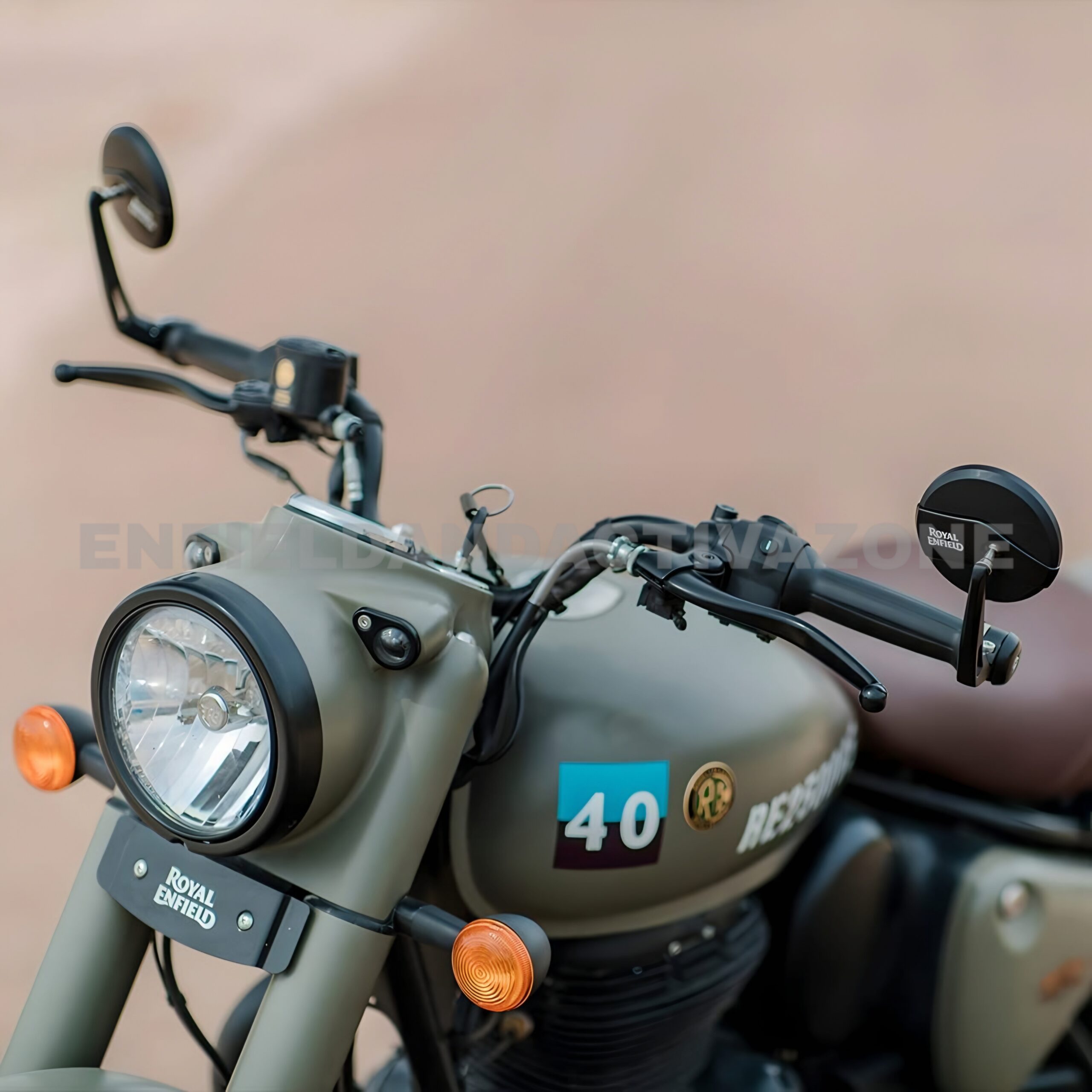 Royal Enfield Classic 350 & Bullet 350 Aero Visor Black | Genuine GMA Accessory | KXA00089 - Image 2