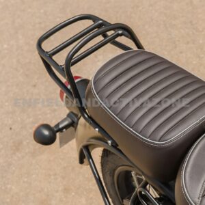 Royal Enfield Classic 350 Reborn Rear Rack Black | Genuine GMA Luggage Carrier | KXA00091