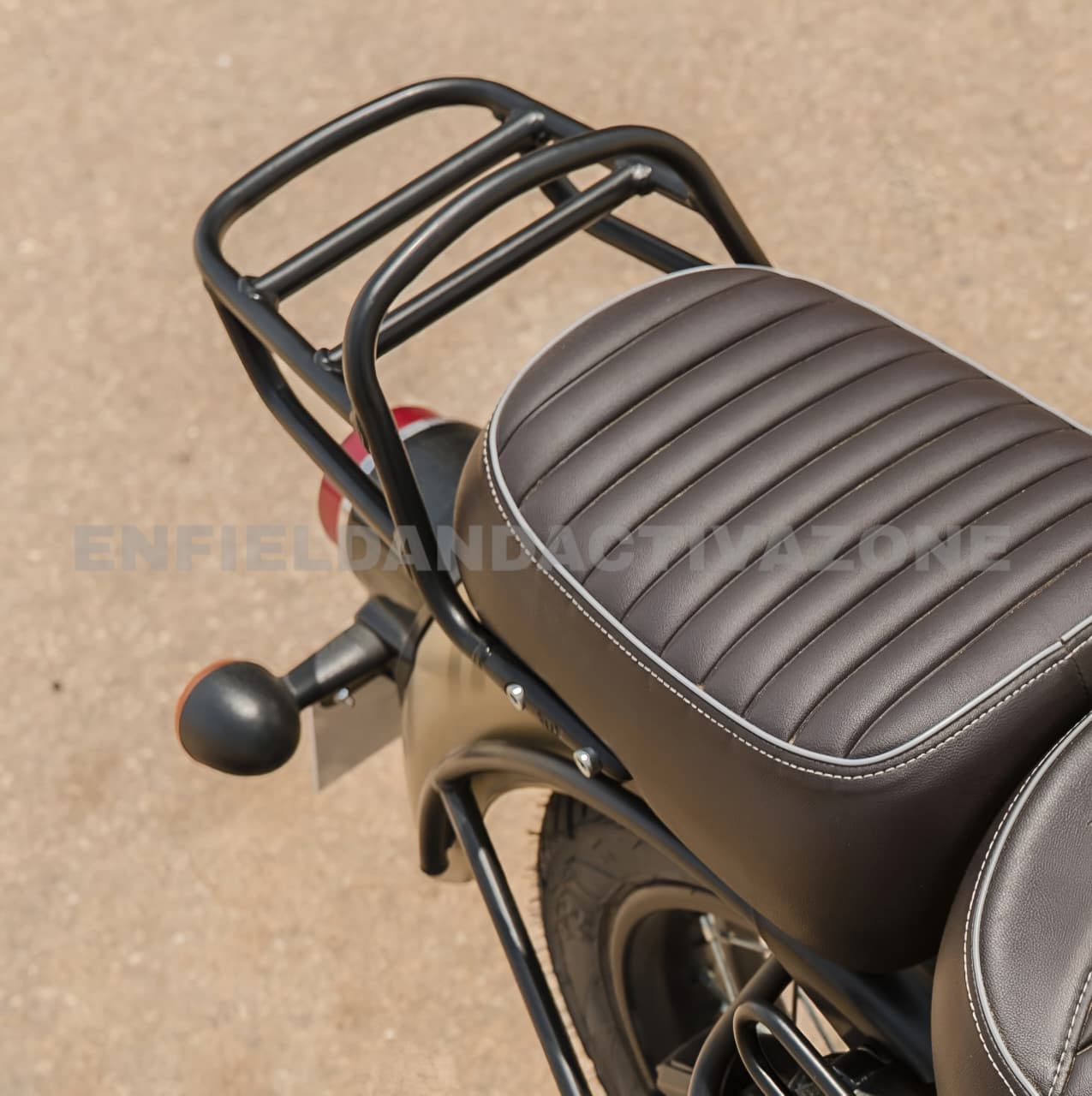 Royal Enfield Classic 350 Reborn Rear Rack Black | Genuine GMA Luggage Carrier | KXA00091 - Image 2