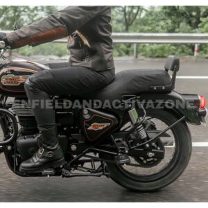 Royal Enfield New Bullet 350 Pleated Seat Cover Set Black | Genuine GMA | KXA00123