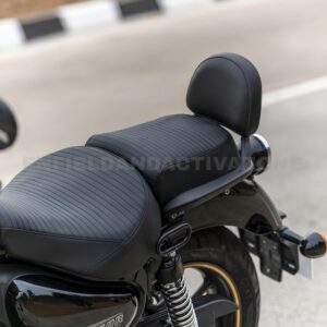 Royal Enfield Meteor 350 Pleated Seat Cover Set Black | Genuine GMA Accessory | KXA00134