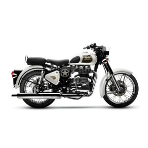 EAZ Royal Enfield Side Box Sticker Star Look Silver | Set of 2 | Motorcycle Decal