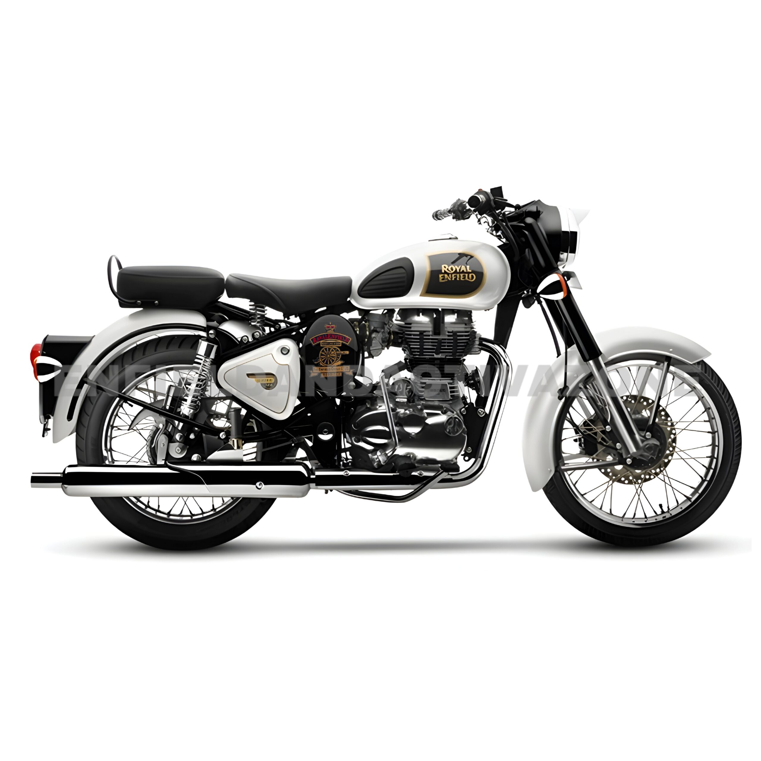 EAZ Royal Enfield Side Box Sticker MLG Gun Look | Set of 2 | Motorcycle Decal - Image 2