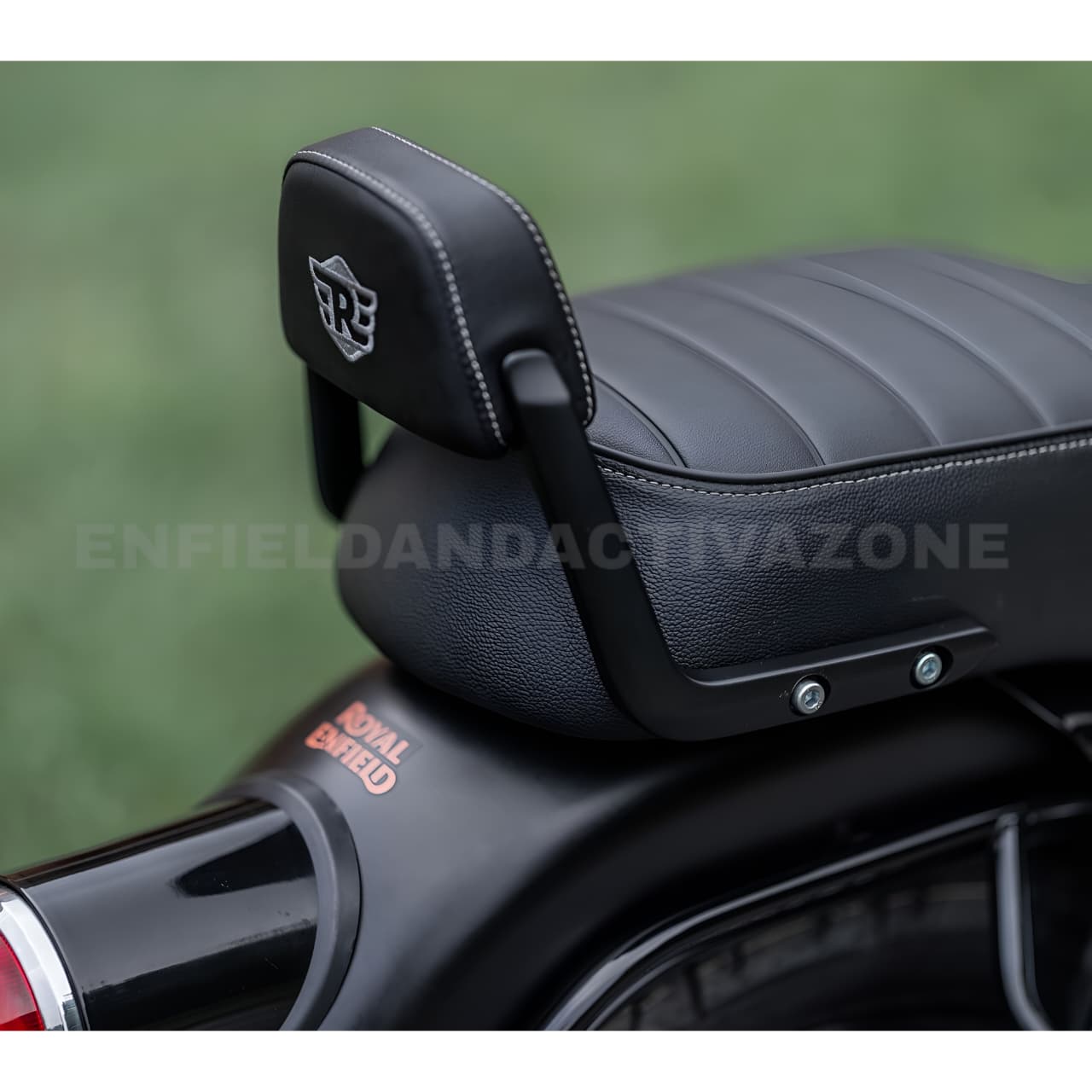 Royal Enfield New Bullet 350 Battalion Black Passenger Backrest Mounts | Genuine GMA | KXA00151 - Image 3
