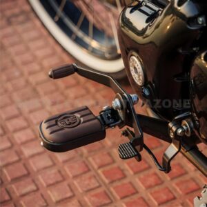 Royal Enfield Classic 350 Reborn, Meteor 350 & New Bullet 350 Deluxe Footpegs Brown Black | KXA00182