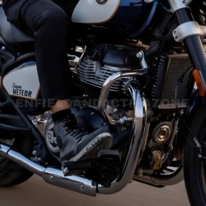 Royal Enfield Super Meteor 650, Shotgun 650, Classic 650 & Bullet 650 Compact Engine Guard Silver | KXA00203