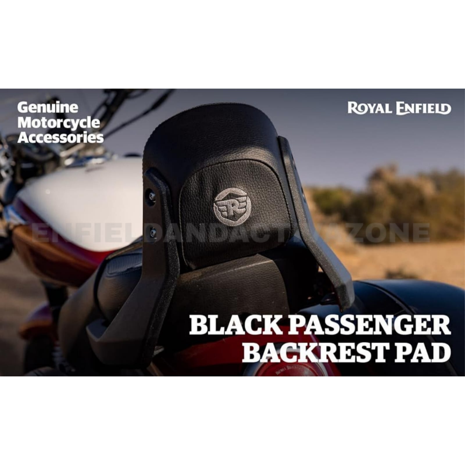 Royal Enfield Super Meteor 650 Passenger Backrest Pad | Genuine GMA Accessory | KXA00208 - Image 3