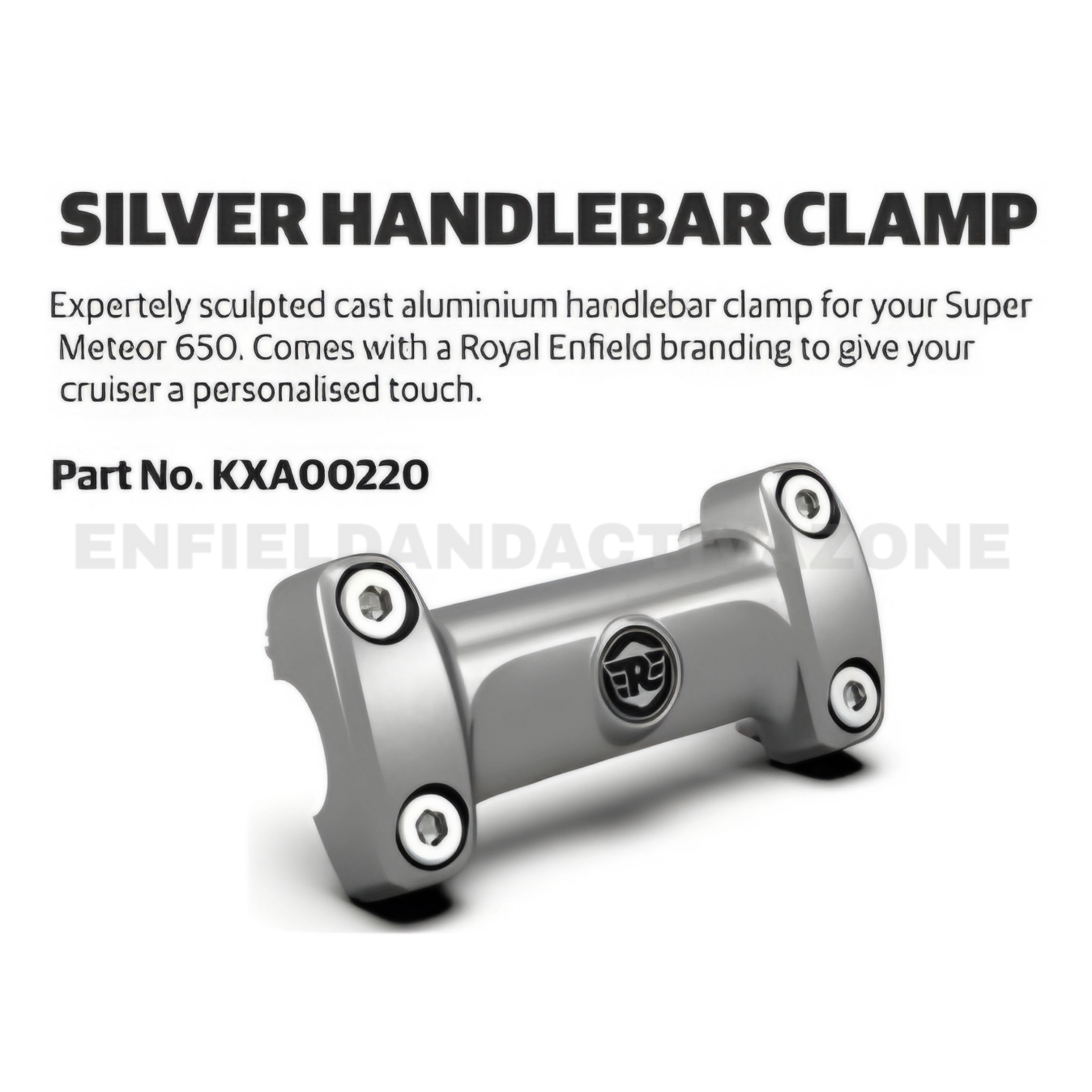 Royal Enfield Super Meteor 650 Handlebar Clamp | Genuine GMA Accessory | KXA00220 - Image 4