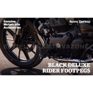 Royal Enfield Super Meteor 650 Deluxe Footpeg Kit Black | Genuine GMA | KXA00247