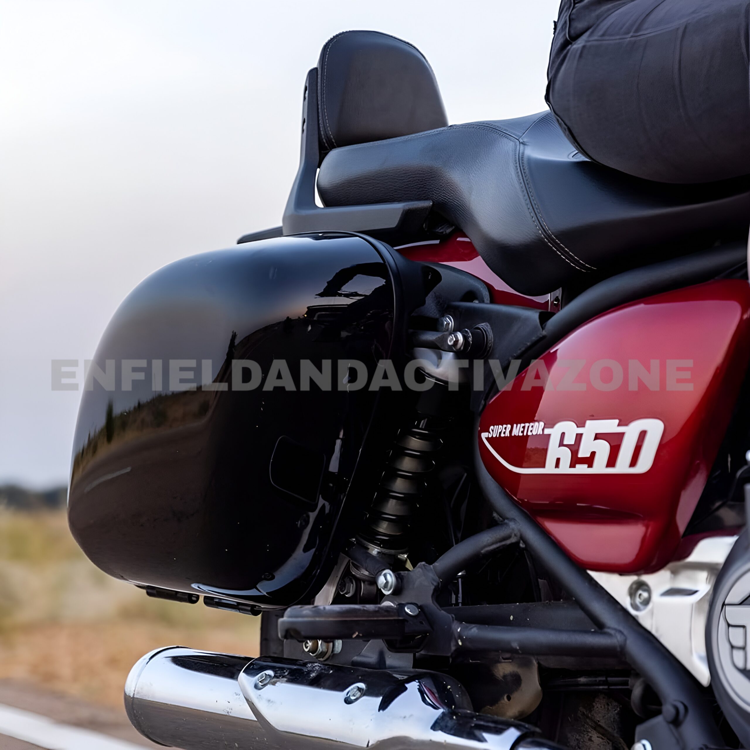 Royal Enfield Meteor 350 & Super Meteor 650 Long Haul Premium Pannier | Genuine GMA | KXA00254 - Image 3