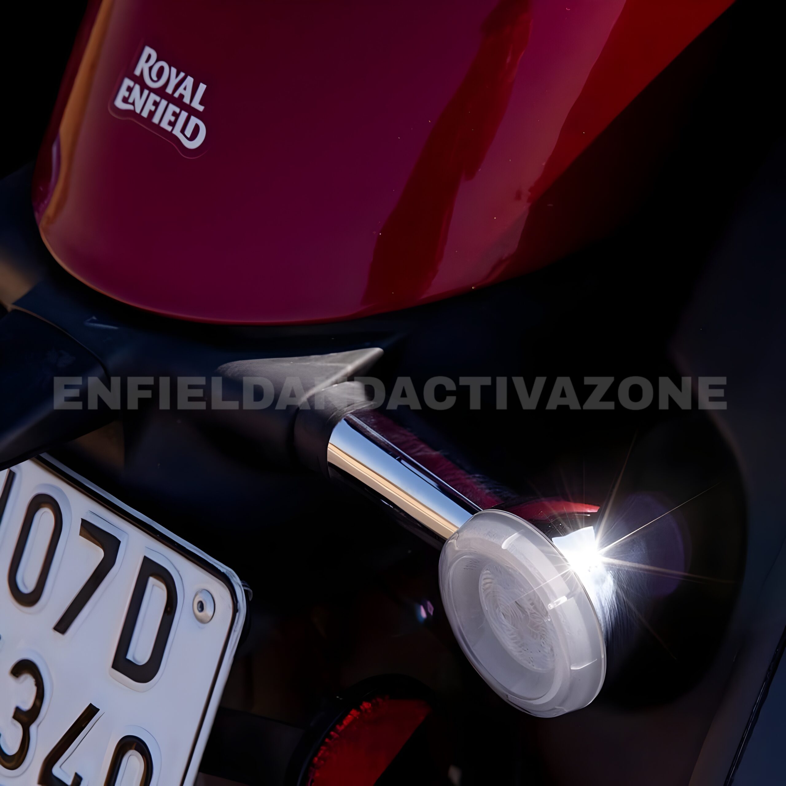 Royal Enfield Super Meteor 650 & Shotgun 650 LED Indicator Kit Silver | Genuine GMA | KXA00263 - Image 3