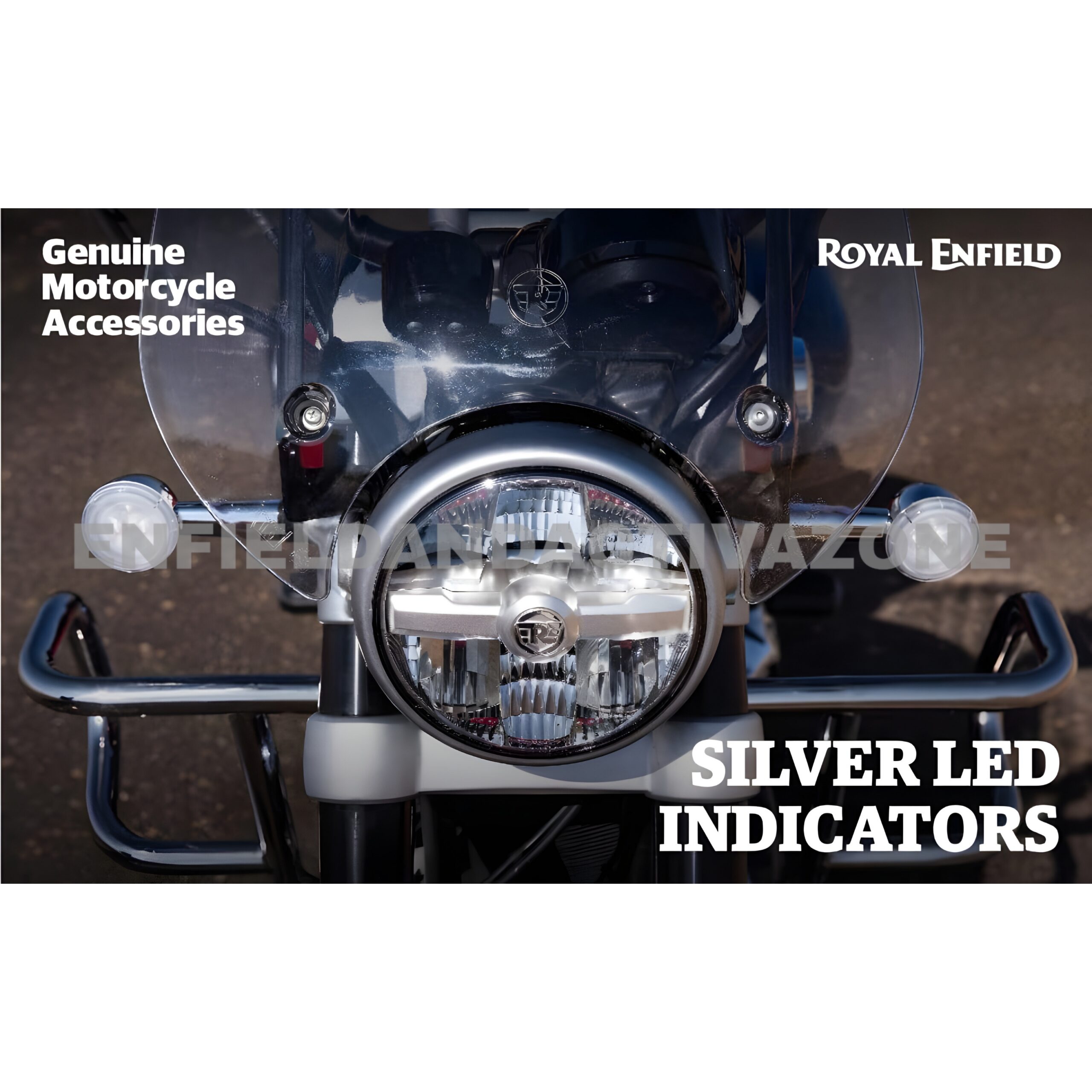 Royal Enfield Super Meteor 650 & Shotgun 650 LED Indicator Kit Silver | Genuine GMA | KXA00263 - Image 4
