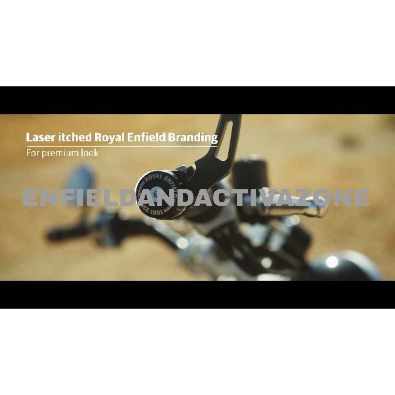 Royal Enfield Interceptor 650, Super Meteor 650 & Bear 650 Bar End Finisher Kit Black | KXA00271 - Image 3