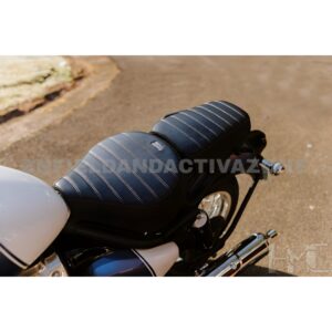 Royal Enfield Classic 650 Black Signature Rider Seat | Genuine GMA Accessory | KXA00306