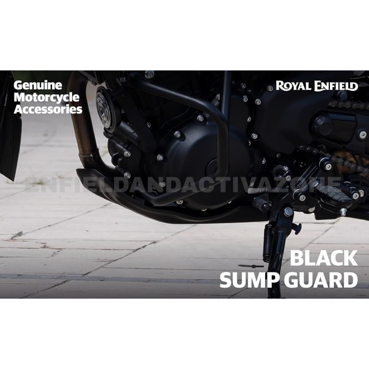 Royal Enfield Guerrilla 450 Black Sump Guard Genuine Motorcycle Accessories (GMA) | KXA00491 - Image 4