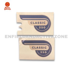 Royal Enfield 888371 Tool Box Sticker Kit | Classic 350 Ash BVI Genuine OEM