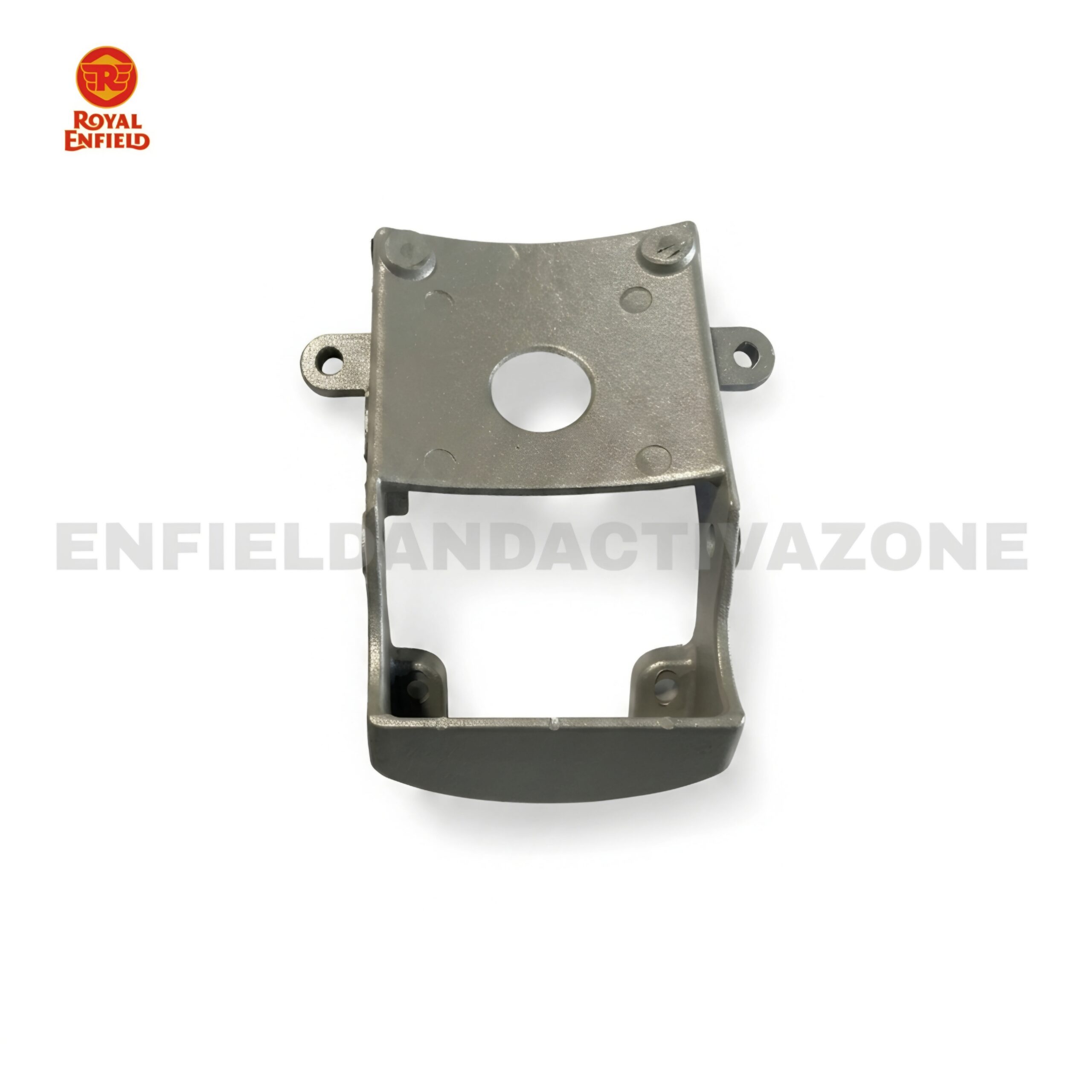 Royal Enfield Bullet Trials 500 BS4 Tail Lamp Mounting Bracket Silver | Genuine Rear Lamp Bracket | 859081