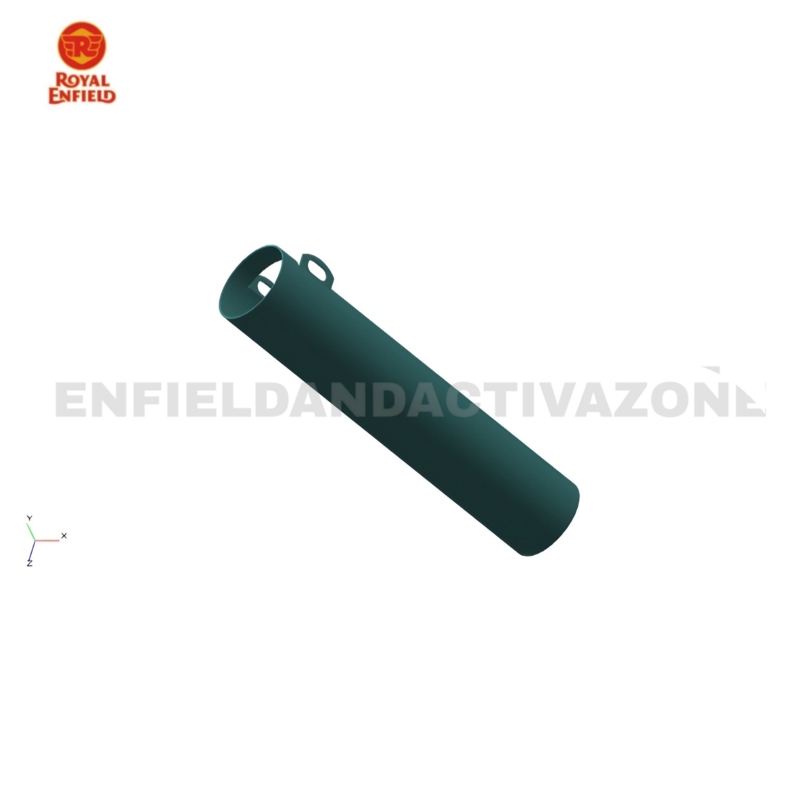 Royal Enfield Classic 350 Cover Tube Lagoon Blue | Genuine Tube Cover | 818006