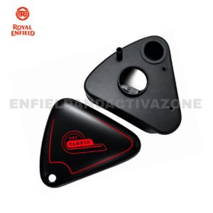 Royal Enfield RAV00488/A Air Filter Box with Sticker – Stealth Black Red | Classic 350 ABS BS6 Genuine OEM