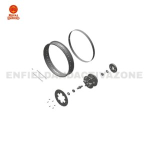 Royal Enfield Thunderbird 350 500 Rear Wheel Assembly Without Tyre & Tube | 888167