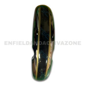 Royal Enfield Classic 350 & 500 Rear Mudguard Chrome Black With Sticker | Genuine | 590551