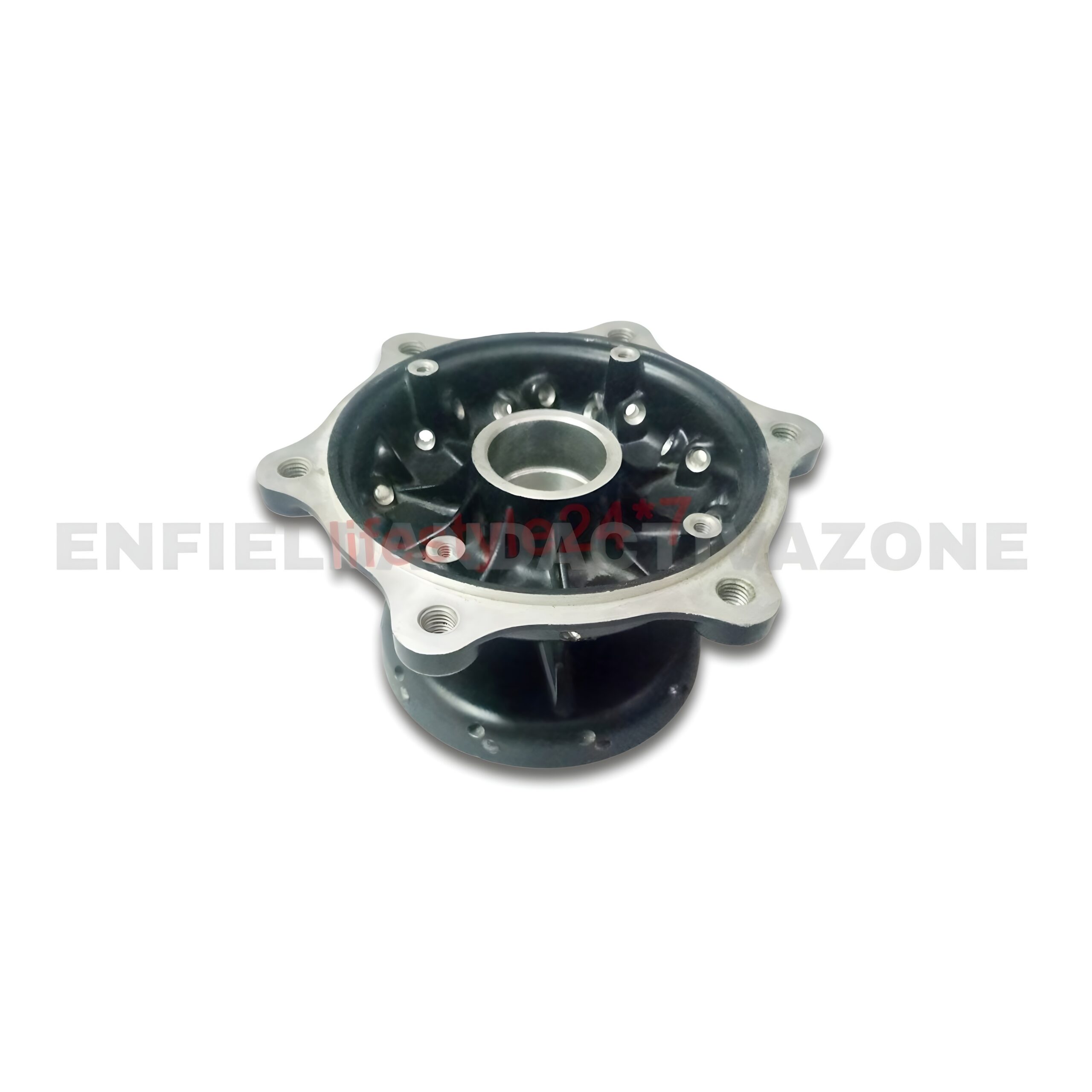 Royal Enfield Classic 350 500 & Bullet 350 ES Front Wheel Hub Black | Genuine Hub | 801629 - Image 2