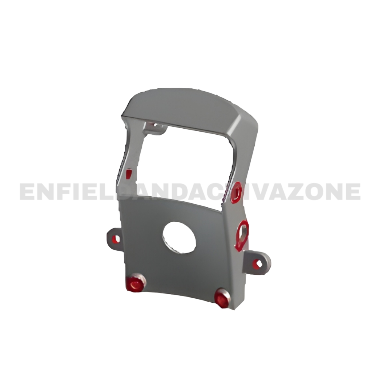 Royal Enfield Bullet Trials 500 BS4 Tail Lamp Mounting Bracket Silver | Genuine Rear Lamp Bracket | 859081 - Image 2