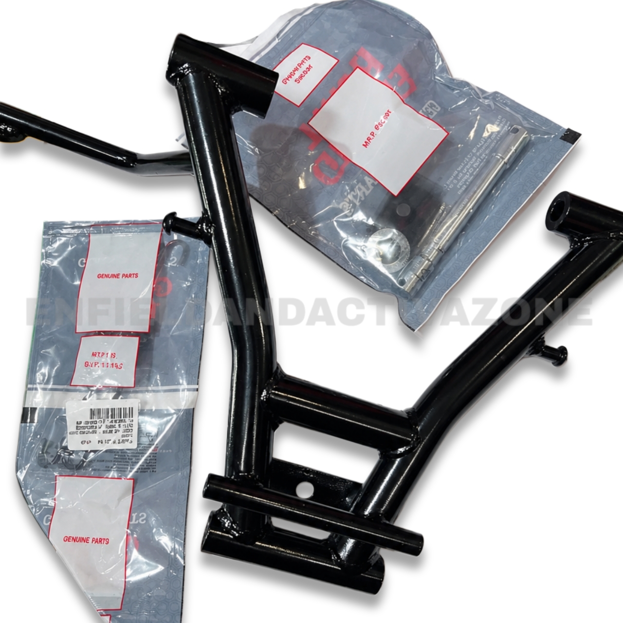 Royal Enfield Bullet 350 500 UCE Main Stand With Spindle Kit Black | 888254 - Image 3