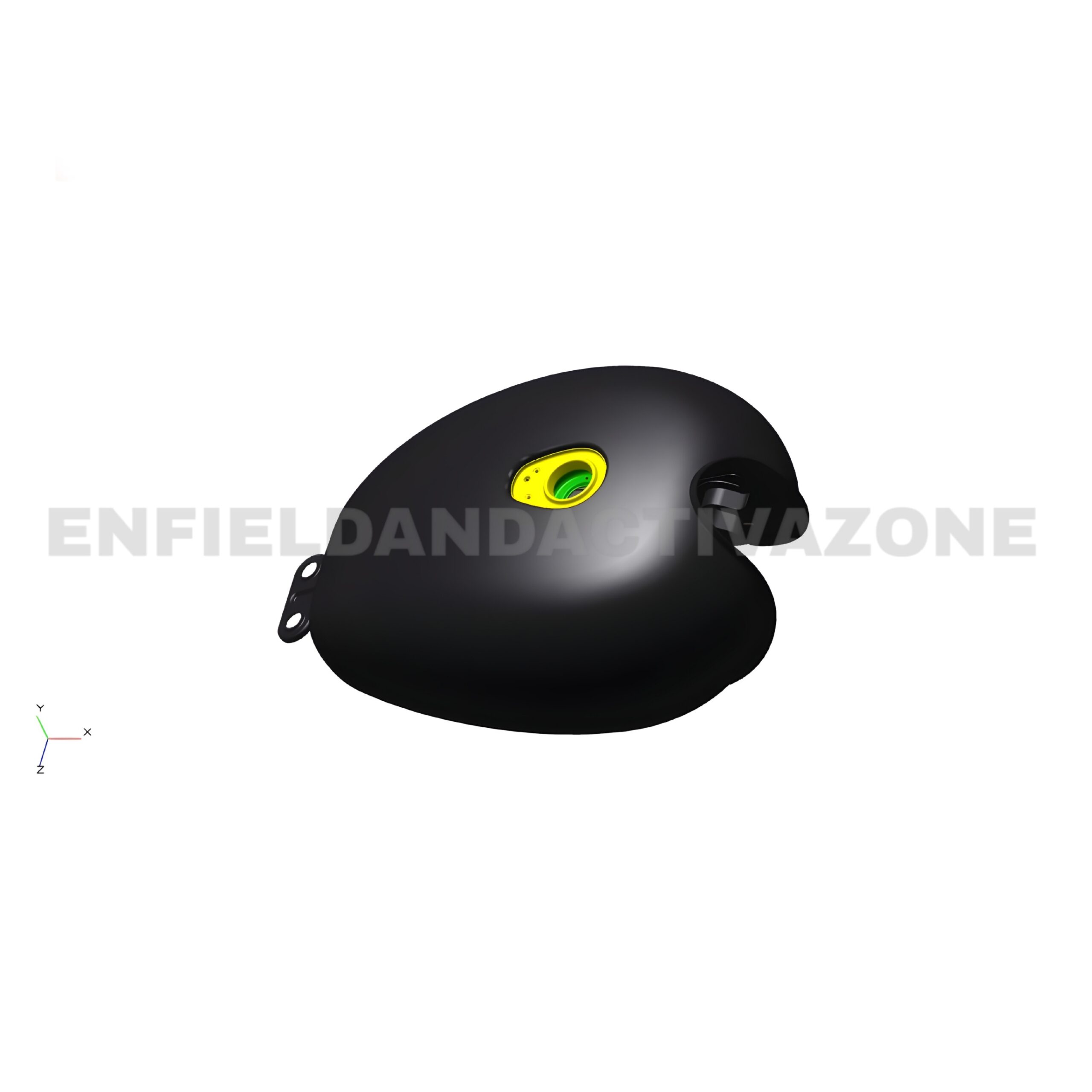 Royal Enfield RAK00430/A Fuel Tank With Sticker - Airborne Blue | Classic 350 ABS BS6 Genuine OEM - Image 2