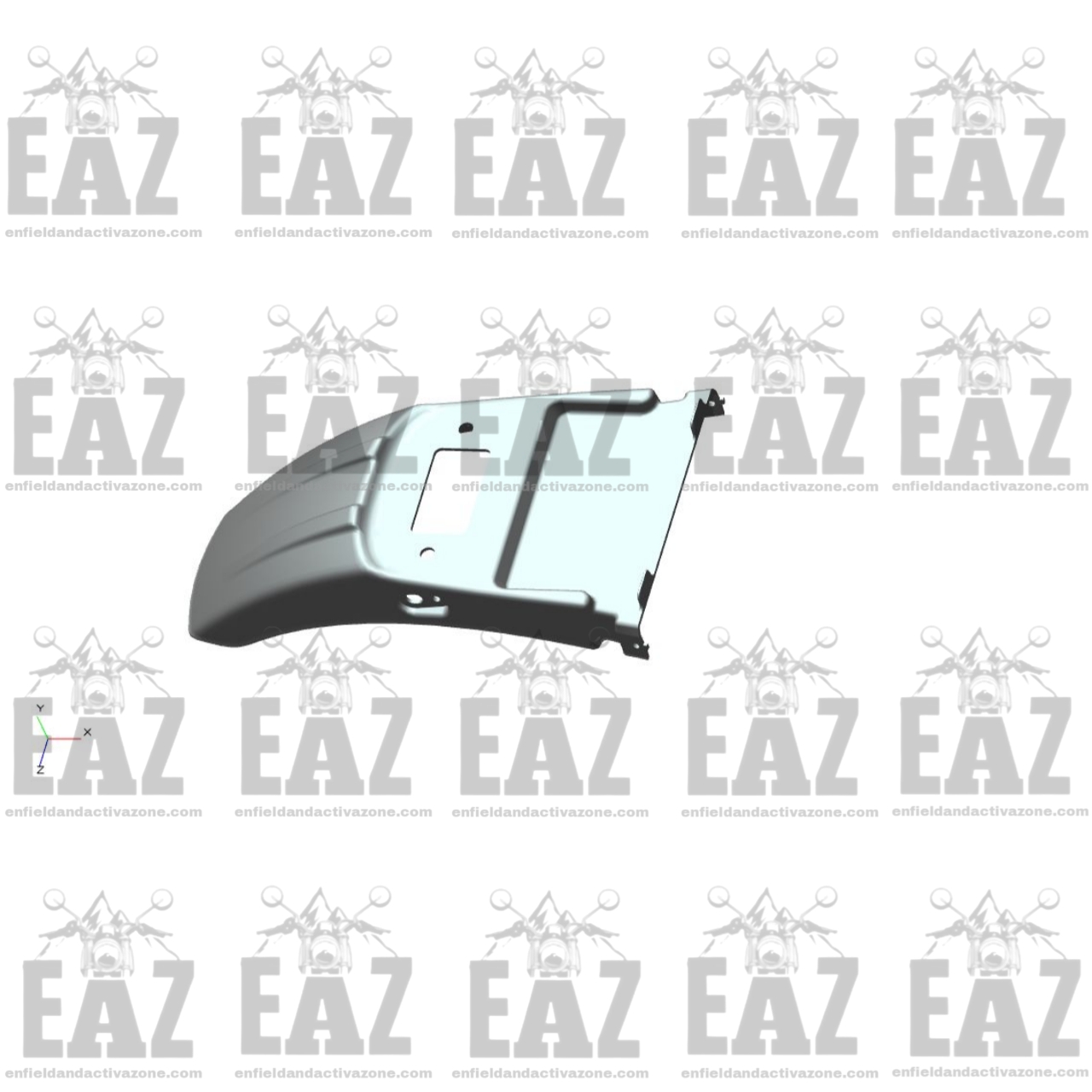 Royal Enfield 801653 Rear Mudguard with Sticker – Granite | Himalayan BS4 Genuine OEM - Image 5