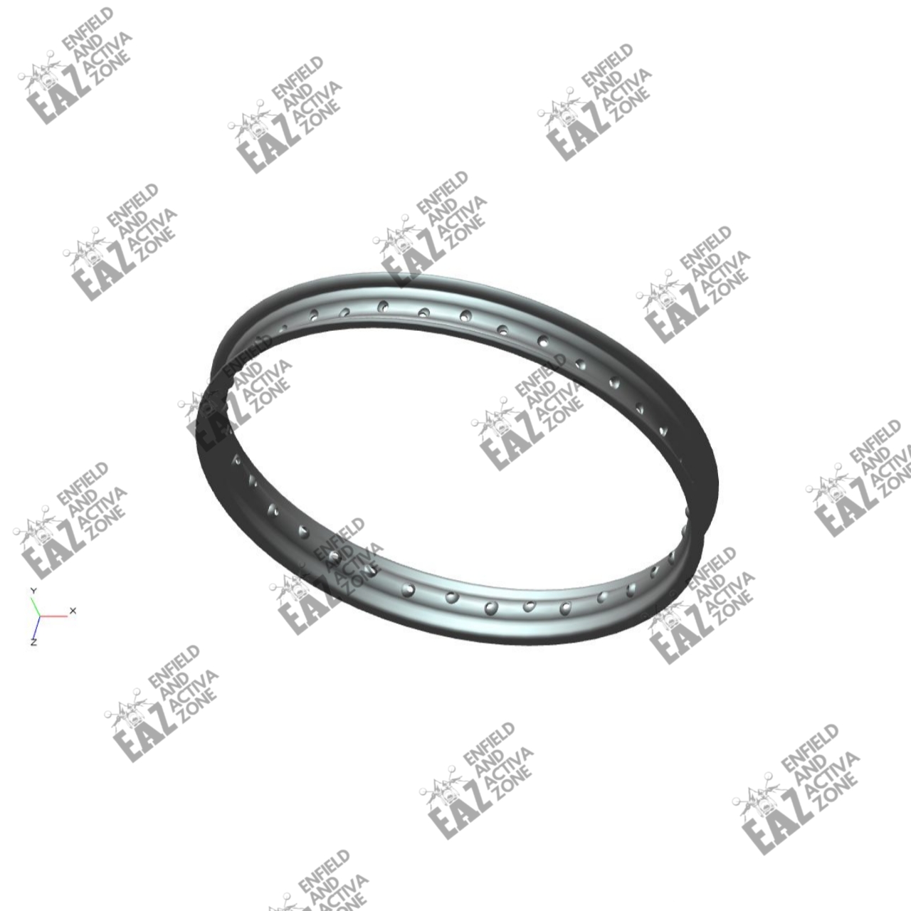 Royal Enfield 866208 Front Wheel Rim – Black | Himalayan BS4 & BS6 Genuine OEM - Image 3