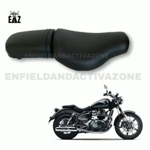 EAZ Low Rider Comfortable Seat for Royal Enfield Super Meteor 650 – Custom Cruiser Seat