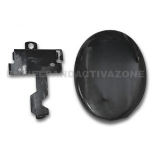 EAZ Resonator Box Cover Oval with Clamp Holder Complete | Royal Enfield Classic 350 BS3 & BS4
