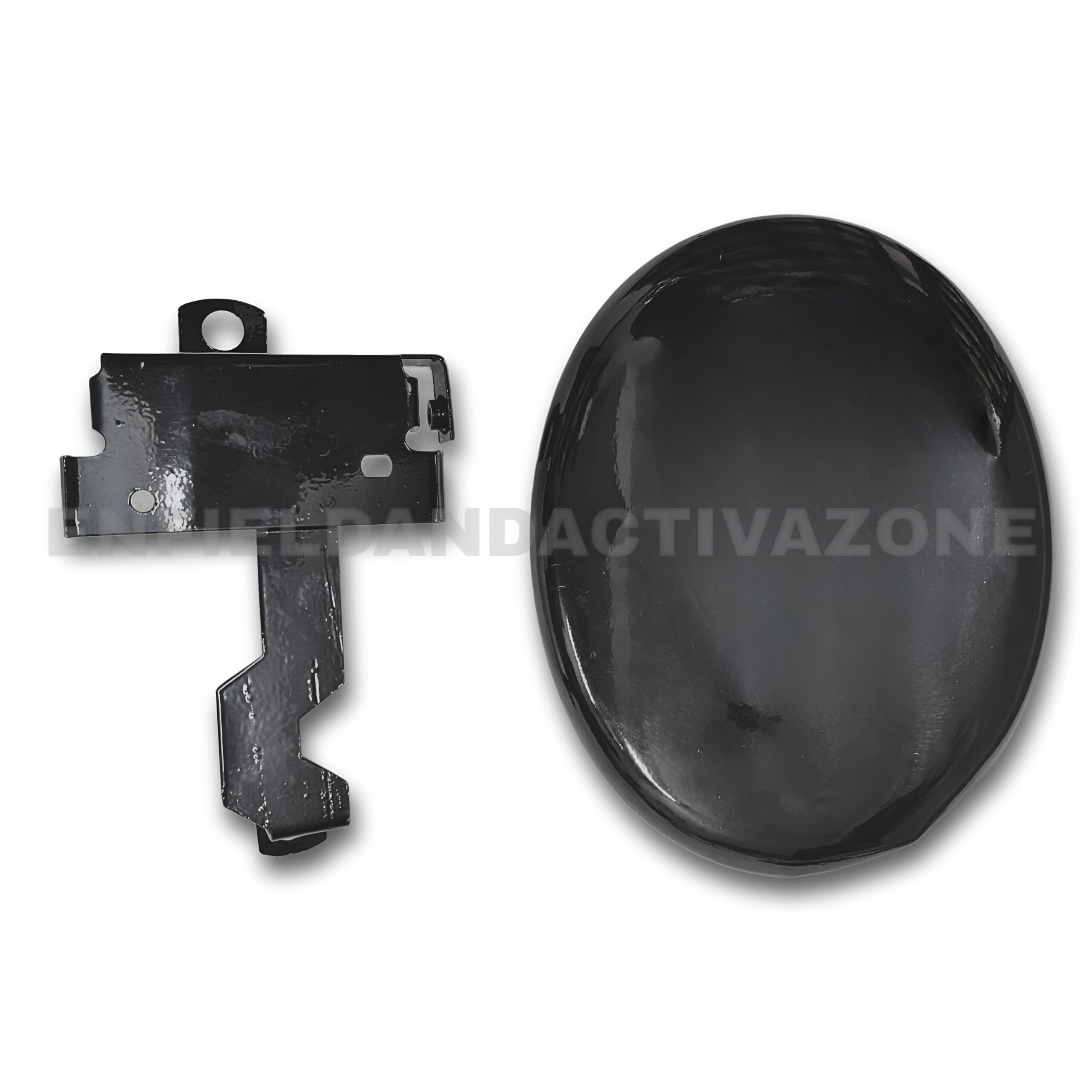 EAZ Resonator Box Cover Oval with Clamp Holder Complete | Royal Enfield Classic 350 BS3 & BS4
