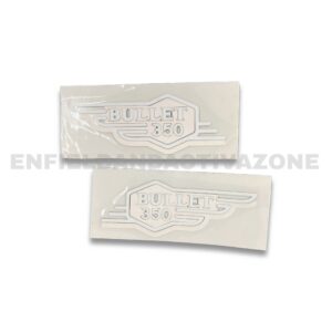 EAZ Royal Enfield New Bullet 350 J-Series Tool Box Sticker Monogram | Set of 2