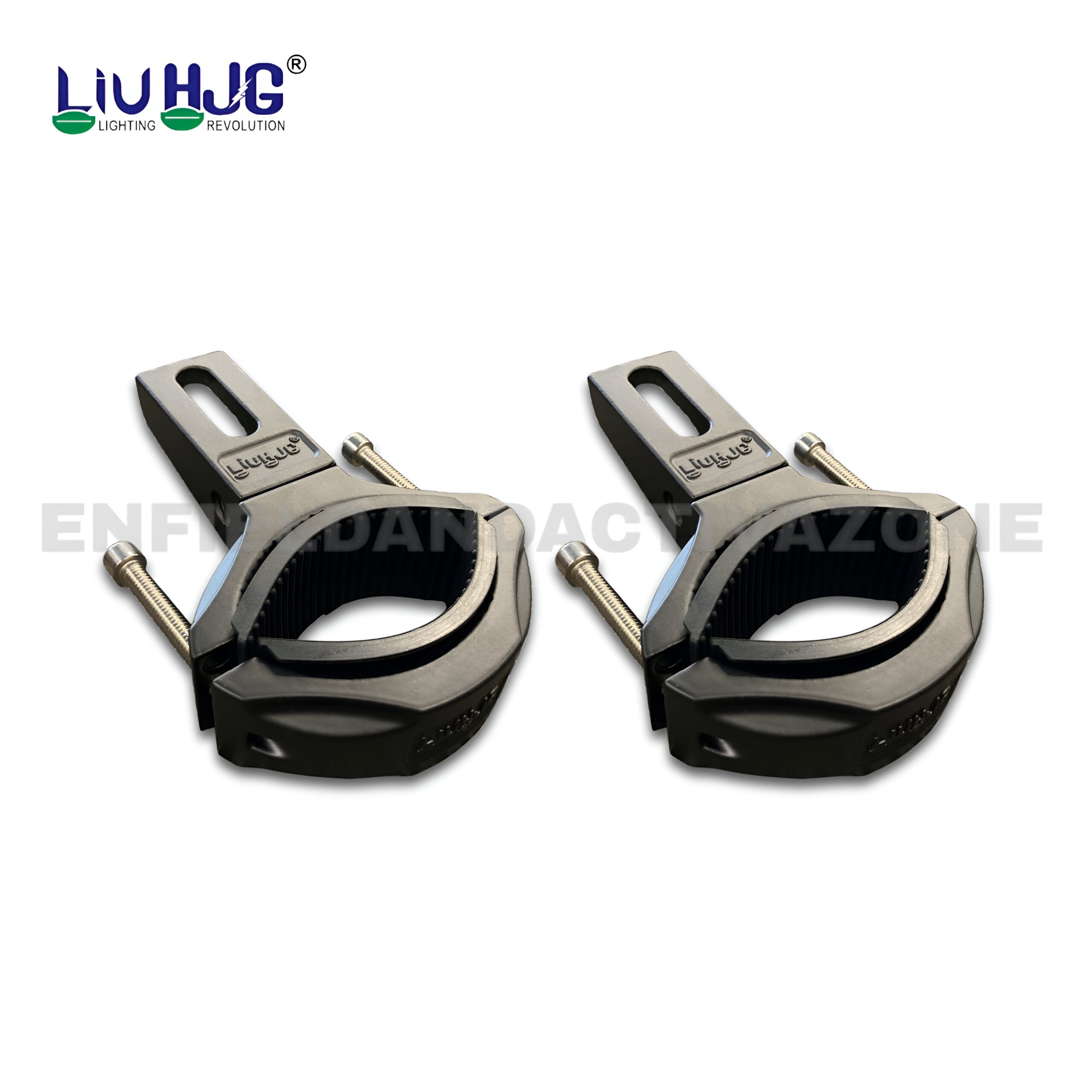 LIU HJG J-S07 Big Heavy-Duty Aluminium Fog Light Clamp | Universal Fog Lamp Mounting Clamp