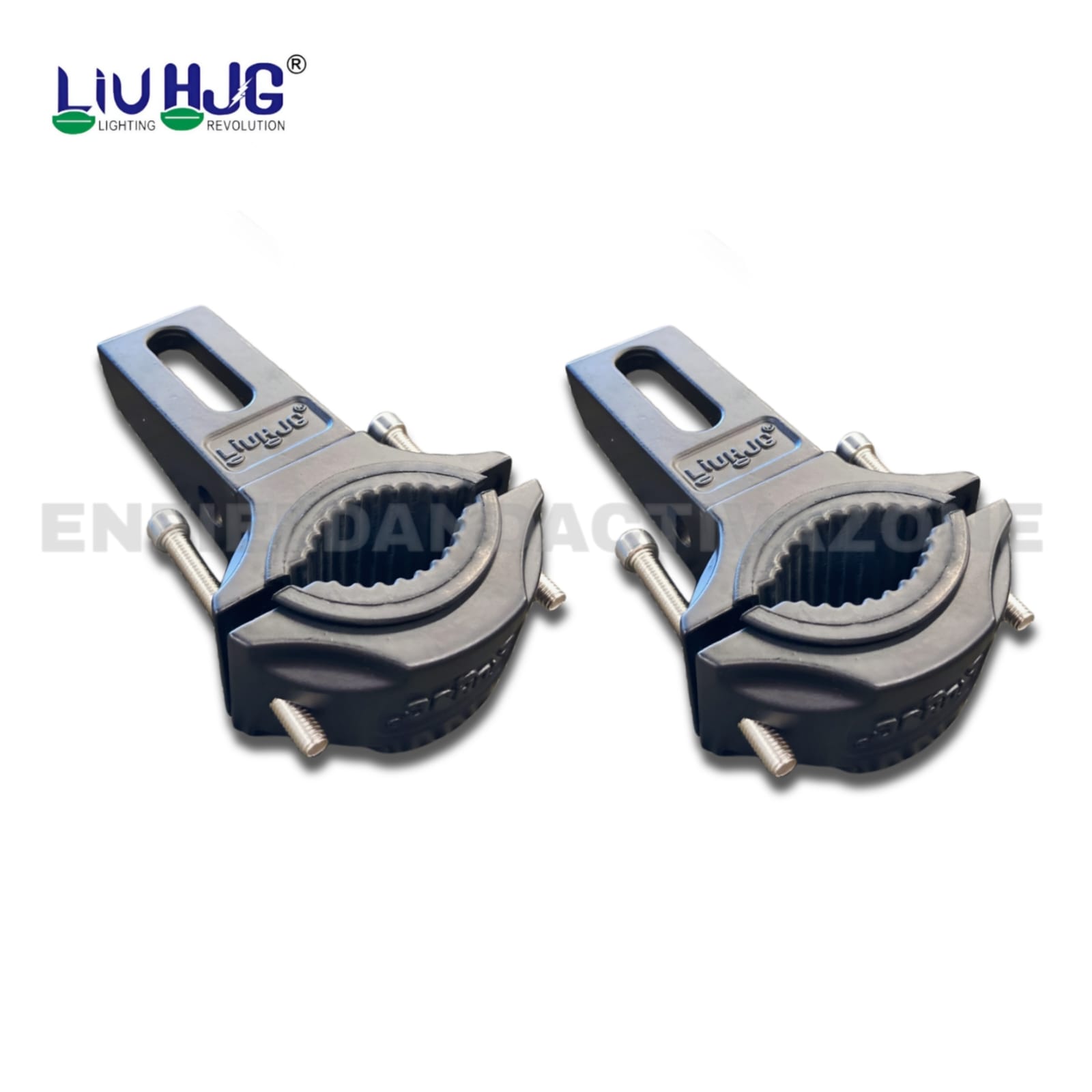 LIU HJG J-S08 Medium Heavy Aluminium Fog Light Clamp | Universal Motorcycle Fog Light Mount